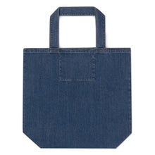 Load image into Gallery viewer, "Freud's Not Invited to Many Parties" - Denim Tote Bag