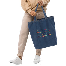 Load image into Gallery viewer, "The Mo" - Denim Tote Bag