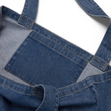 Load image into Gallery viewer, "Freud's Not Invited to Many Parties" - Denim Tote Bag
