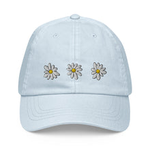 Load image into Gallery viewer, "Daisies" Embroidered Pastel Hat