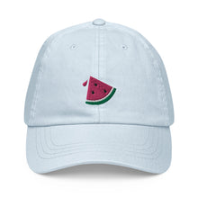 Load image into Gallery viewer, "Watermelon" Embroidered Pastel Hat