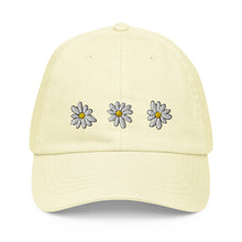 Load image into Gallery viewer, "Daisies" Embroidered Pastel Hat