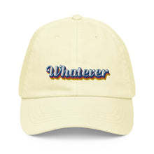 Load image into Gallery viewer, "Whatever" Embroidered Pastel Hat