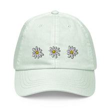 Load image into Gallery viewer, "Daisies" Embroidered Pastel Hat