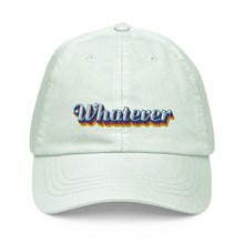 Load image into Gallery viewer, "Whatever" Embroidered Pastel Hat