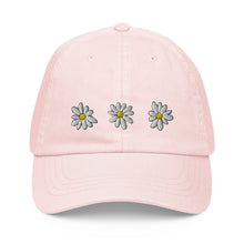 Load image into Gallery viewer, "Daisies" Embroidered Pastel Hat