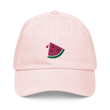 Load image into Gallery viewer, "Watermelon" Embroidered Pastel Hat