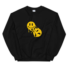 Load image into Gallery viewer, "Melting Smileys" - Unisex Crew Neck Sweatshirt