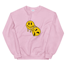 Load image into Gallery viewer, "Melting Smileys" - Unisex Crew Neck Sweatshirt