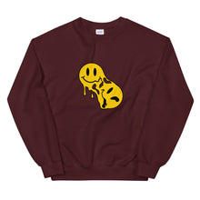 Load image into Gallery viewer, "Melting Smileys" - Unisex Crew Neck Sweatshirt