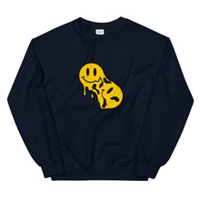 Load image into Gallery viewer, "Melting Smileys" - Unisex Crew Neck Sweatshirt