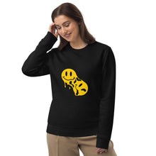 Load image into Gallery viewer, "Melting Smileys" - Organic Cotton Sweatshirt