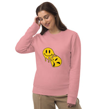 Load image into Gallery viewer, "Melting Smileys" - Organic Cotton Sweatshirt