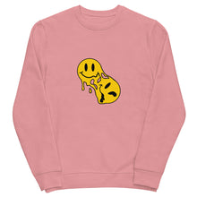Load image into Gallery viewer, "Melting Smileys" - Organic Cotton Sweatshirt