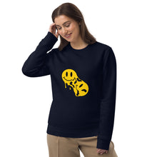 Load image into Gallery viewer, "Melting Smileys" - Organic Cotton Sweatshirt