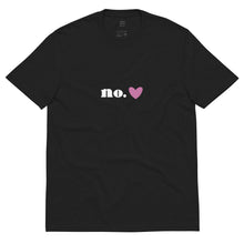 Load image into Gallery viewer, "No<3" - 100% Recycled Fabric Tee