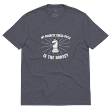 Load image into Gallery viewer, "My Favorite Chess Piece" 100% Recycled Fabric Tee