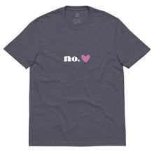 Load image into Gallery viewer, "No<3" - 100% Recycled Fabric Tee