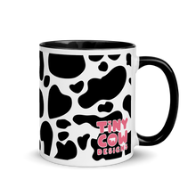 Load image into Gallery viewer, "Moo Merch" Mug - Black Cow Print