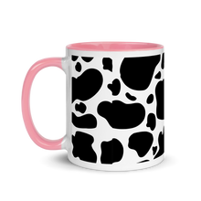 Load image into Gallery viewer, "Moo Merch" Mug - Black Cow Print