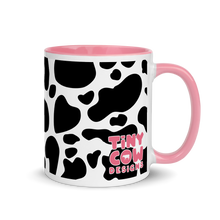 Load image into Gallery viewer, "Moo Merch" Mug - Black Cow Print