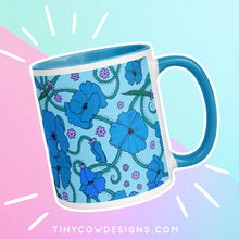 Load image into Gallery viewer, Blue Poppies Mug

