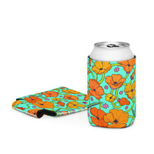 Load image into Gallery viewer, California Poppies Can Cooler
