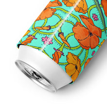Load image into Gallery viewer, California Poppies Can Cooler
