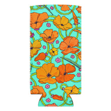 Load image into Gallery viewer, California Poppies Can Cooler
