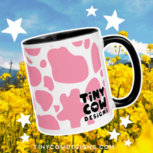 Load image into Gallery viewer, ✩ Tiny Cow Designs ✩ | Pink Cow Print Mug
