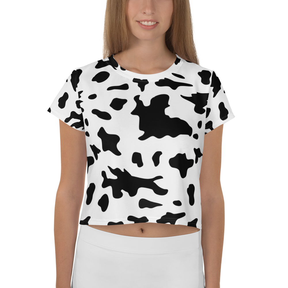 Printful Men's Cow Animal Print T-Shirt