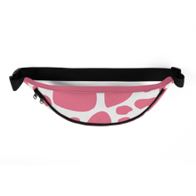 Load image into Gallery viewer, &quot;Moo Merch&quot; Fanny Pack - Pink Cow Print
