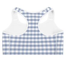 Load image into Gallery viewer, Sports Bra - Foggy Gingham
