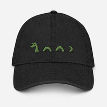 Load image into Gallery viewer, &quot;Sea Monster&quot; Embroidered Denim Hat
