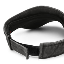Load image into Gallery viewer, &quot;Cat Eyes&quot; Denim Visor
