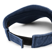 Load image into Gallery viewer, &quot;Daisies&quot; Denim Visor
