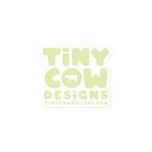 Load image into Gallery viewer, &quot;Moo Merch&quot; Logo Sticker - Green
