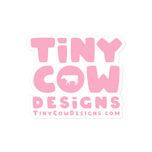 Load image into Gallery viewer, &quot;Moo Merch&quot; Logo Sticker - Light Pink
