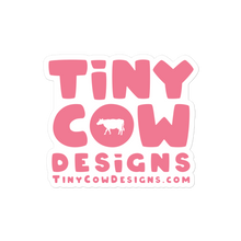 Load image into Gallery viewer, &quot;Moo Merch&quot; Logo Sticker - Dark Pink

