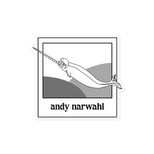 Load image into Gallery viewer, &quot;Andy Narwhal&quot; - Sticker
