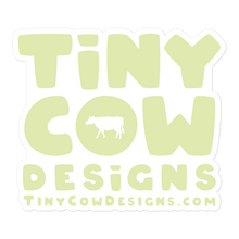 Load image into Gallery viewer, &quot;Moo Merch&quot; Logo Sticker - Green
