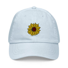 Load image into Gallery viewer, &quot;Sunflower&quot; Embroidered Pastel Hat
