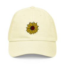 Load image into Gallery viewer, &quot;Sunflower&quot; Embroidered Pastel Hat
