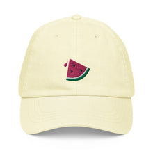 Load image into Gallery viewer, &quot;Watermelon&quot; Embroidered Pastel Hat
