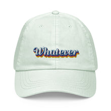 Load image into Gallery viewer, &quot;Whatever&quot; Embroidered Pastel Hat
