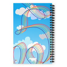 Load image into Gallery viewer, &quot;The Mo + Rainbows&quot; – Spiral Notebook (dotted pages)
