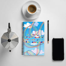 Load image into Gallery viewer, &quot;The Mo + Rainbows&quot; – Spiral Notebook (dotted pages)
