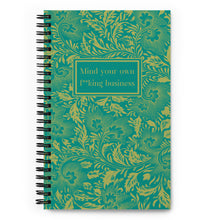 Load image into Gallery viewer, &quot;Flowery Language&quot; - Spiral notebook (dotted pages)
