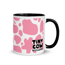 Load image into Gallery viewer, &quot;Moo Merch&quot; Mug - Pink Cow Print
